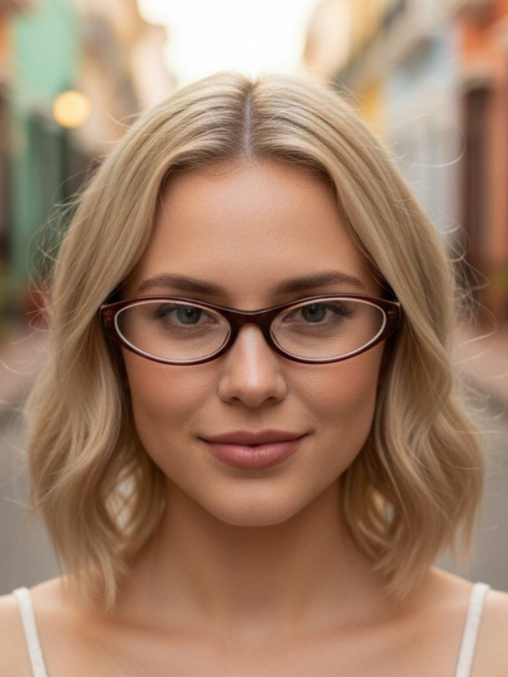 ✨️Vintage Calvin Klein Women's Cat-Eye Glasses In Burgundy!